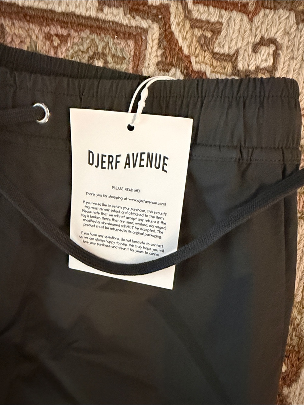 NWT- Djerf Avenue Sporty Wide-Leg Pants - Dark Green- Small ( Tall ) - Picture 5 of 10